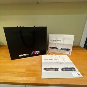 BMW M Black and White Bags with Logo
